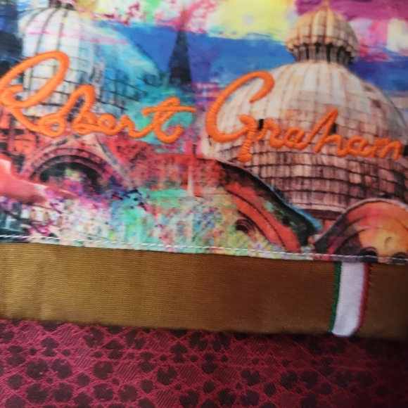 Robert Graham medium burgandy button down dress shirt - Picture 3 of 9